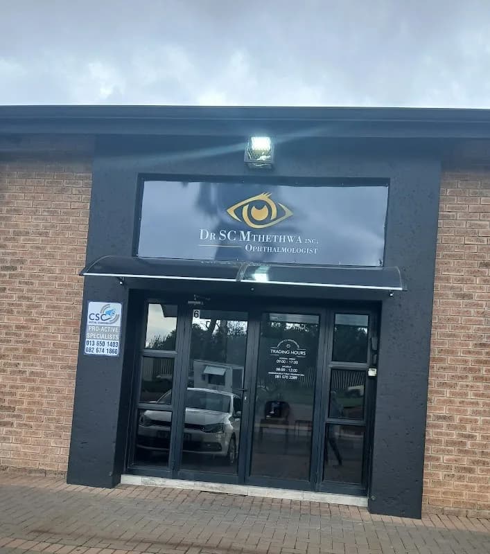 Dr SC Mthethwa Inc. Ophthalmologist in Del Judor