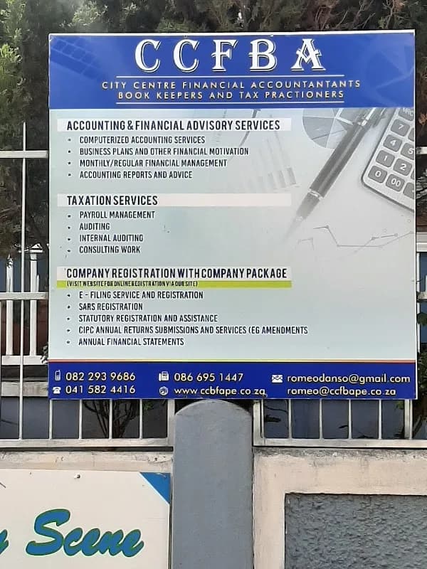 CCFBA -Romeo's Accounting firm in Gqeberha CBD