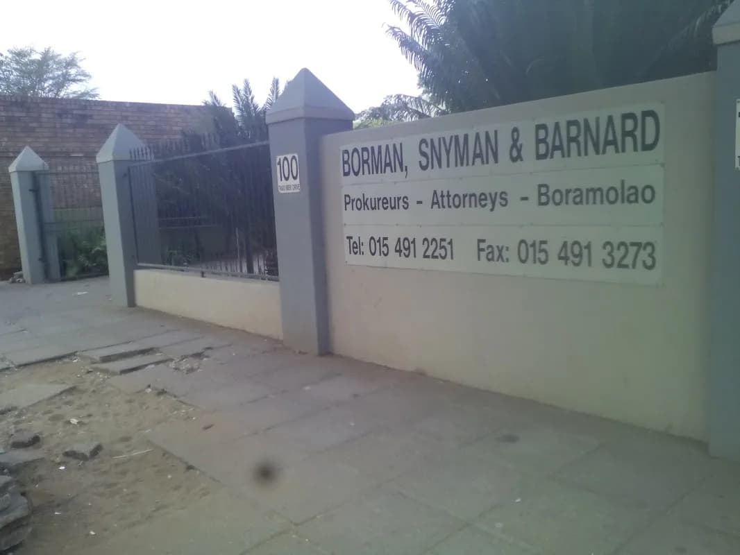 Borman Snyman Barnard in Mokopane CBD