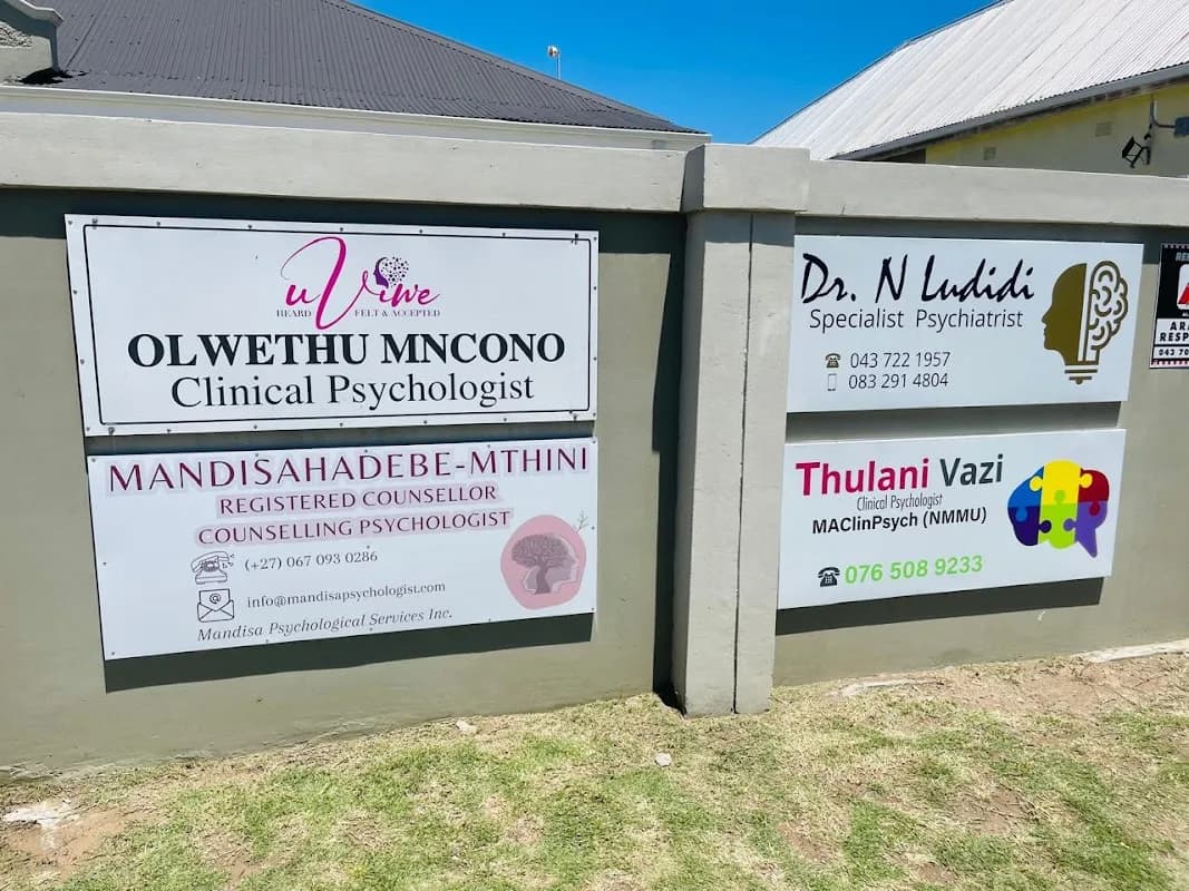 Mandisa Hadebe Psychologist: Counselling Psychologist and Registered Counsellor in East London CBD
