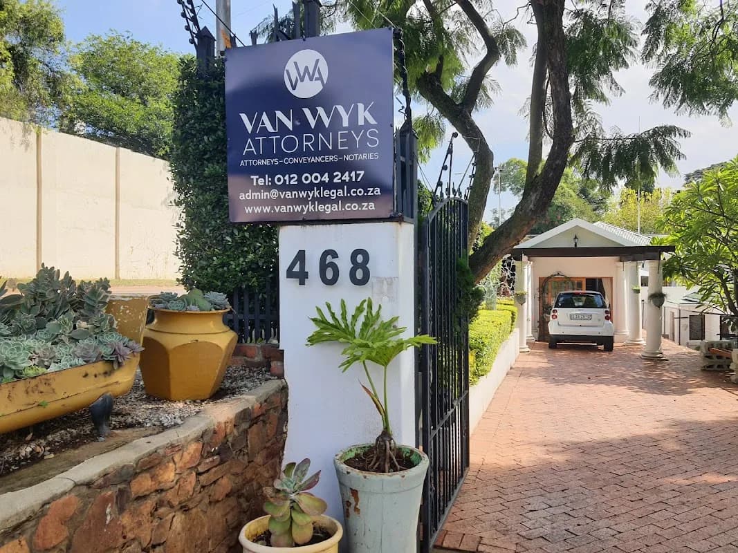 VAN WYK ATTORNEYS in Pretoria CBD