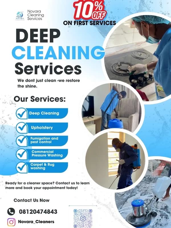 Novara Cleaning Services in Gaduwa