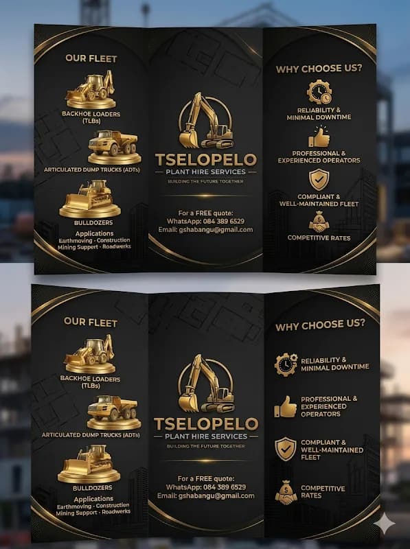 TSELOPELO CONSTRUCTION AND PROJECTS(PTY)LTD in Dobsonville