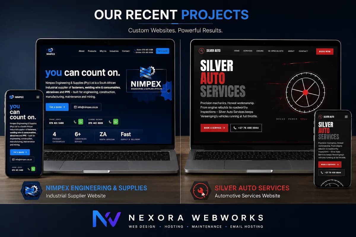 Nexora webworks in Attridgeville