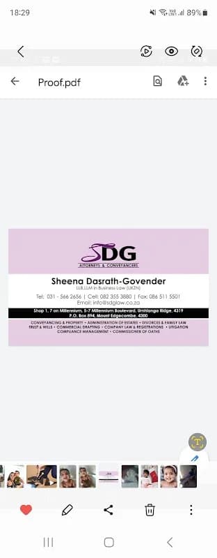 SDG Attorneys and Conveyancers Inc in Umhlanga