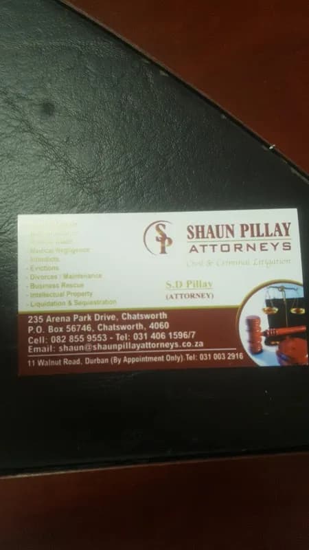 Shaun Pillay Attorneys Inc in Phoenix