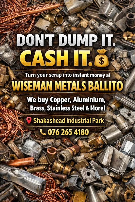 Cash for Scrap Wiseman Metals in Shaka's Rock