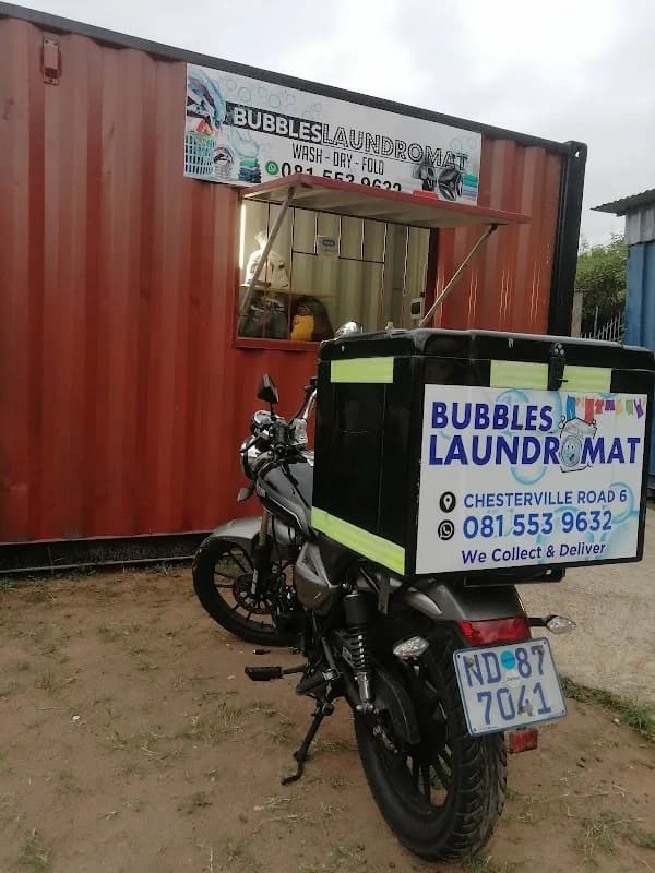 Bubbles laundromat in Pinetown