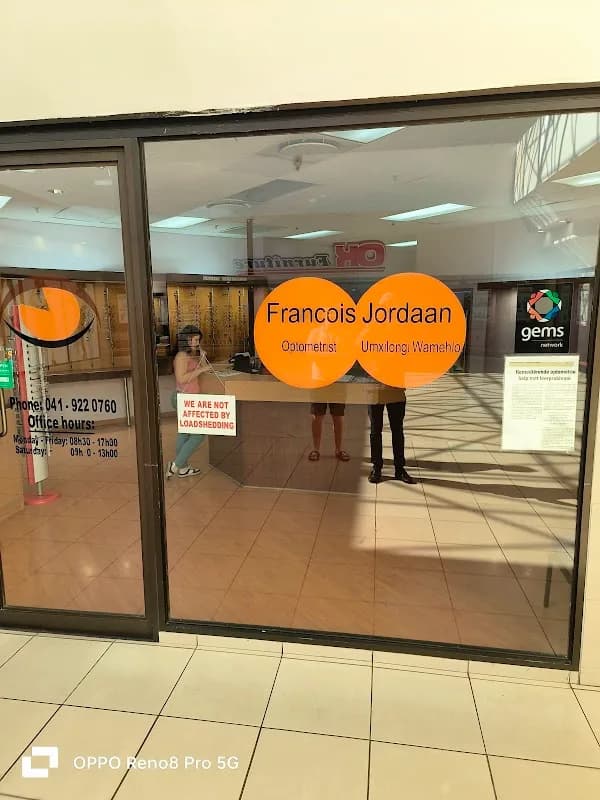 Francois Jordaan Optometrist in Uitenhage