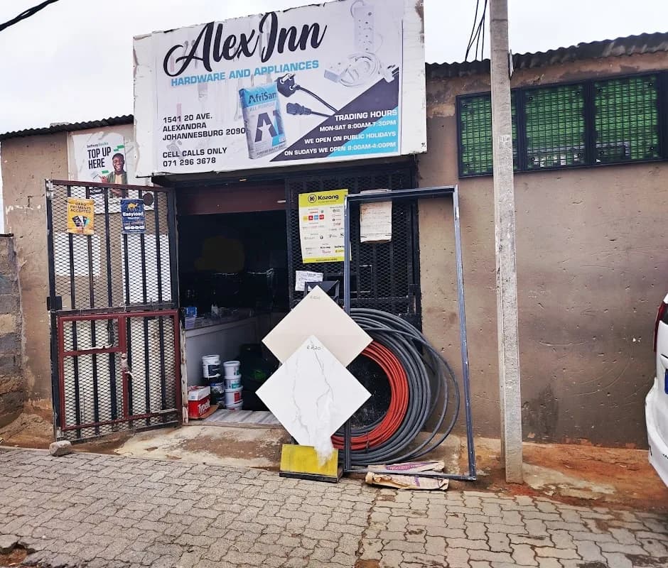 Alex Inn Hardware and Appliances in Alexandra