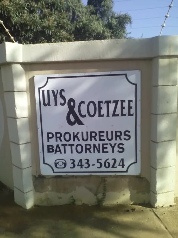 Uys & Coetzee in Sunnyside