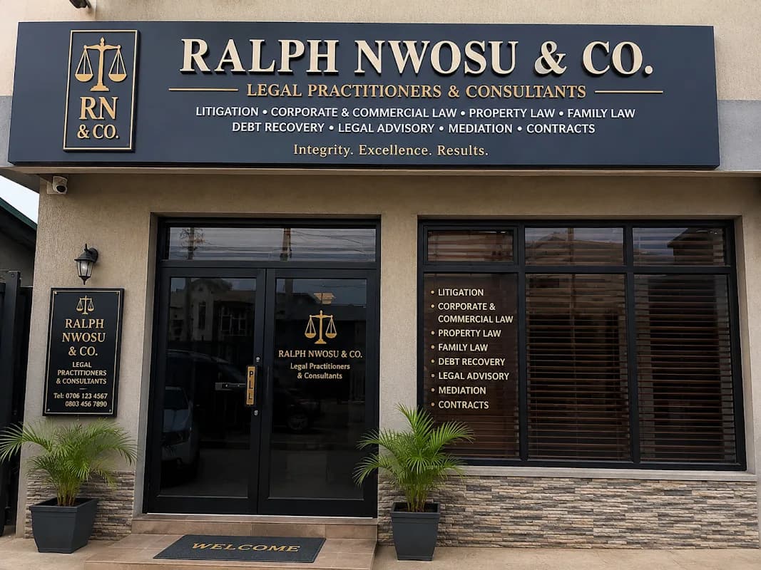 Ralph Nwosu and Co LP in New Owerri