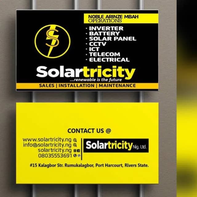 SOLARTRICITY NIGERIA LIMITED in GRA Phase 3