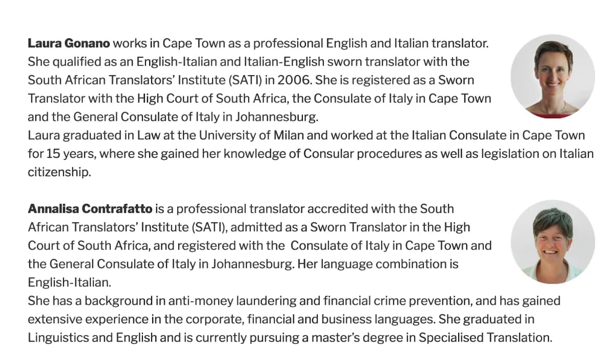 Starling Translations in City Bowl