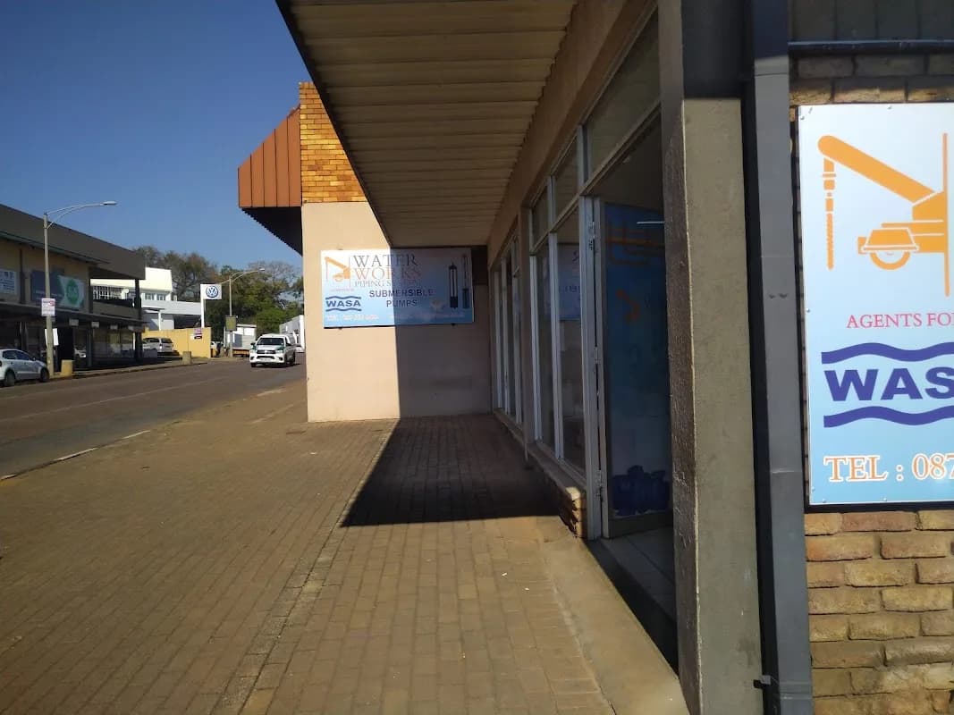 Water works piping system in Tzaneen CBD