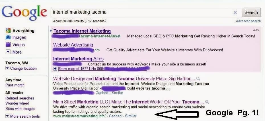 Main Street Marketing LLC in JBLM / Port of Tacoma