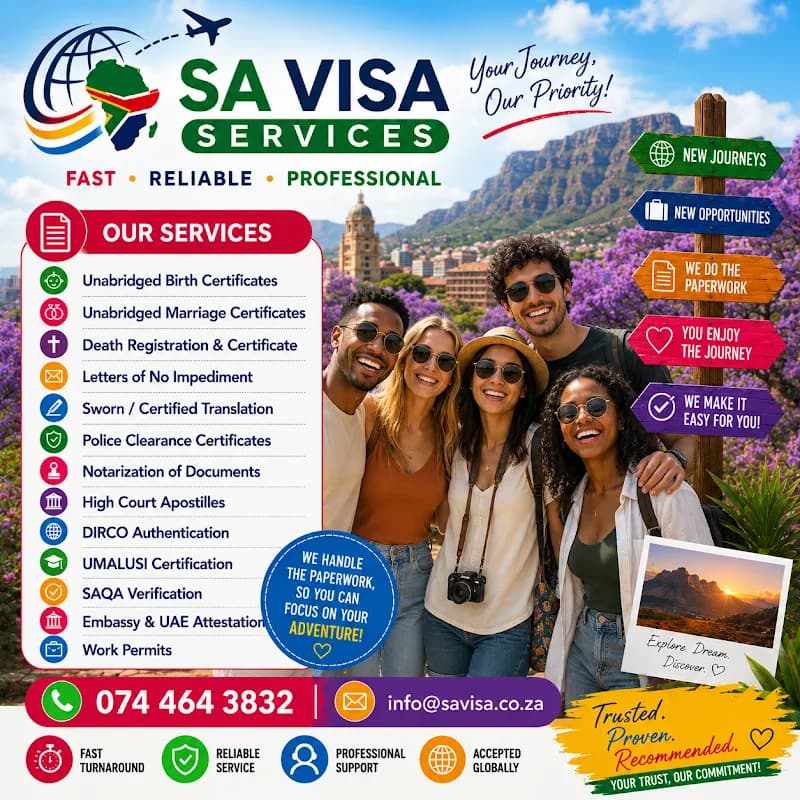 SA Visa Services in Highveld