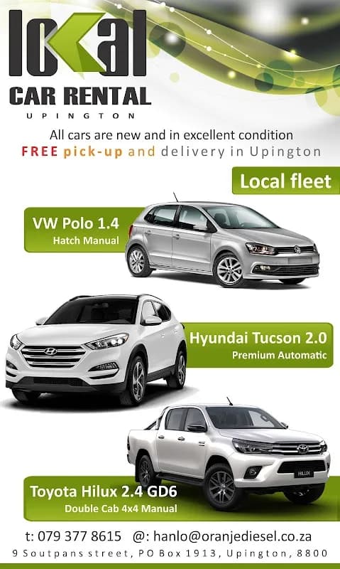 Local Car Rental in Industrial Area