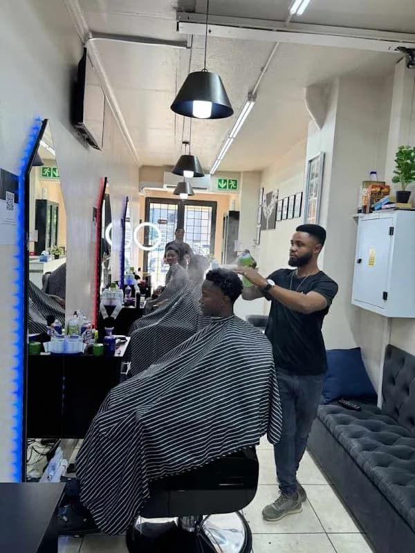 Gmoney International barber & Salon Nails in Brooklyn