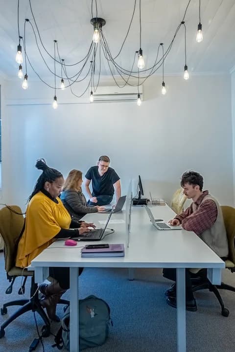 Four corners coffee / cowork in Langa