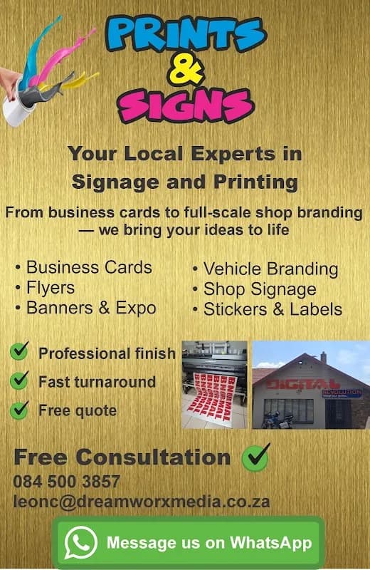 Prints & Signs in Rustenburg CBD