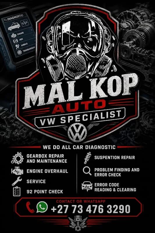 Malkop Vw specialist in Esther Park