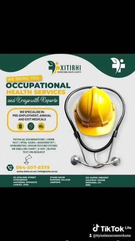 Xitirhi occupational health and safety in Mahikeng Industrial
