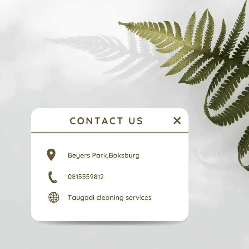 Taugadi Cleaning Services in Boksburg CBD