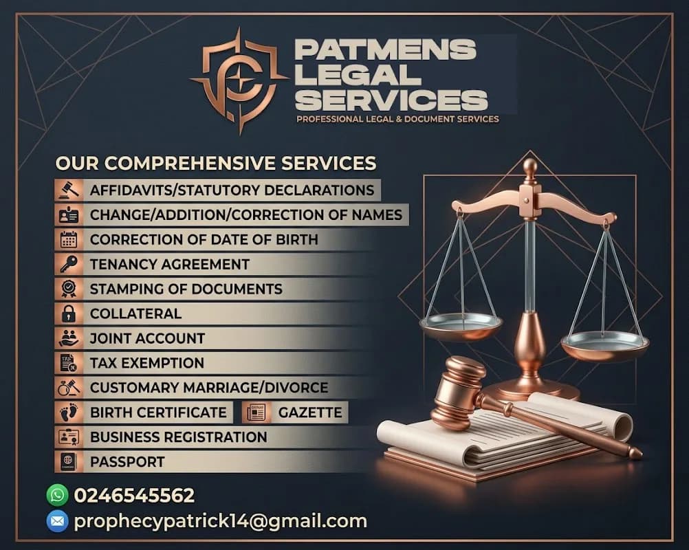 PATMENS LEGAL SERVICES in Cantonments