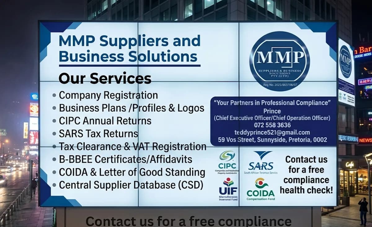 MMP SUPPLIERS AND BUSINESS SOLUTIONS in Sunnyside