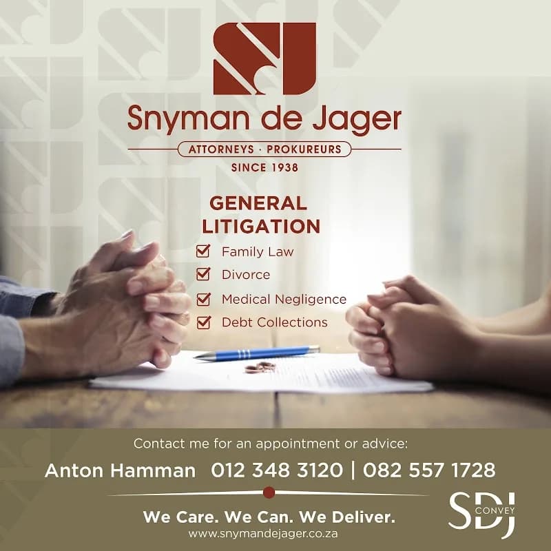 Snyman de Jager Attorneys - Faerie Glen in Faerie Glen