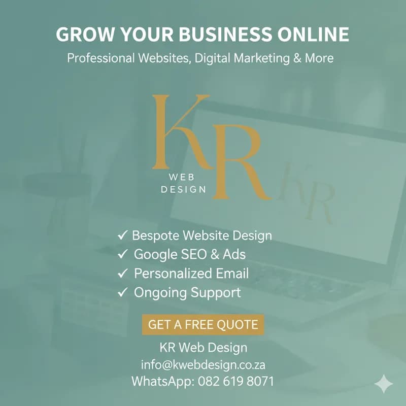 KR Web Design in Alberton
