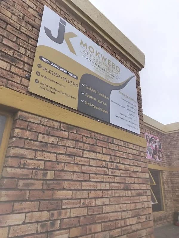 Jk mokwebo attorneys Inc in Soweto