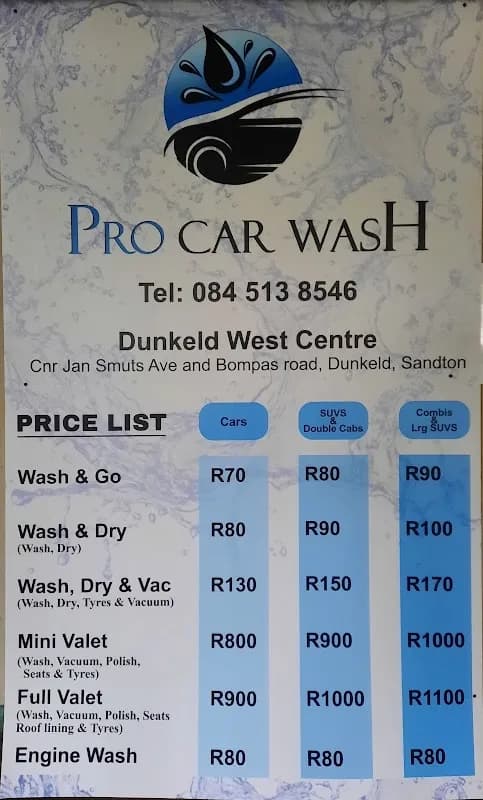 Pro Carwash Dunkeld in Dunkeld