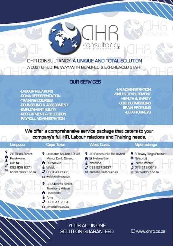 Dhr Consultancy (Pty) Ltd in Bendor
