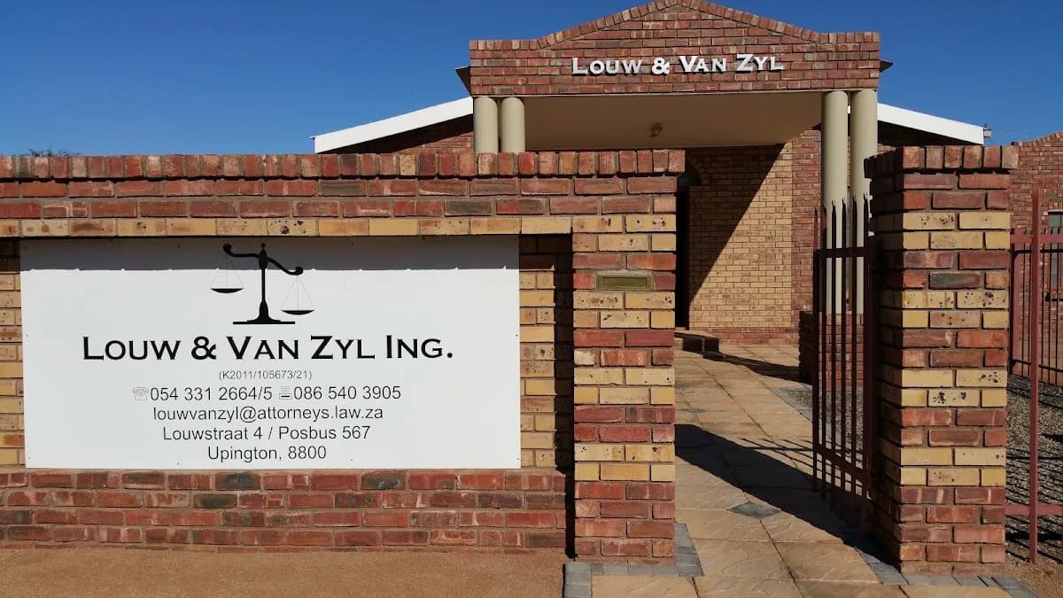 Van Zyl Prokureurs Inc in Industrial Area