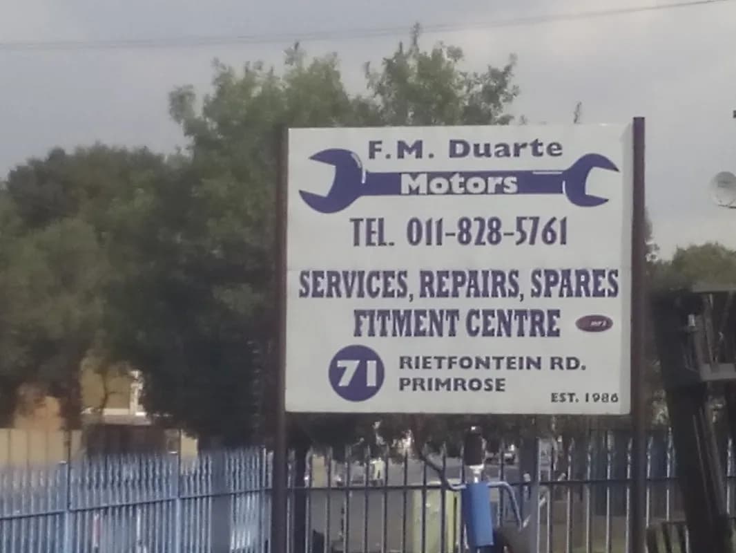 F.M. Duarte Motors in Primrose
