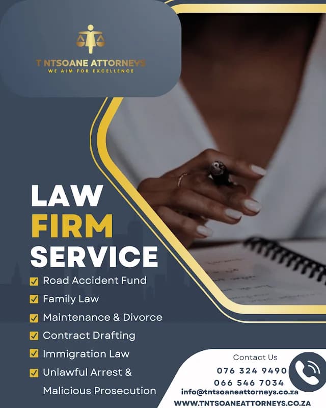 T NTSOANE ATTORNEYS in The Moot