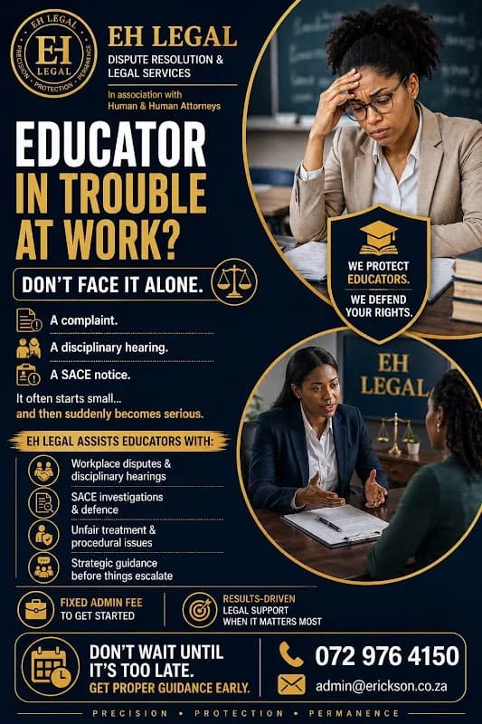 EH Legal SA - Dispute Resolution & Legal Services in Wonderboom