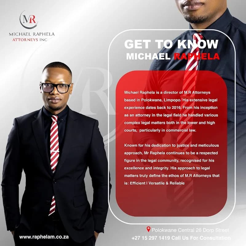 MICHAEL RAPHELA ATTORNEYS INC in Flora Park