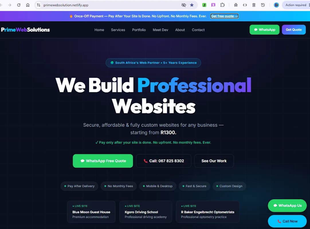 Prime Web Solutions in Florida