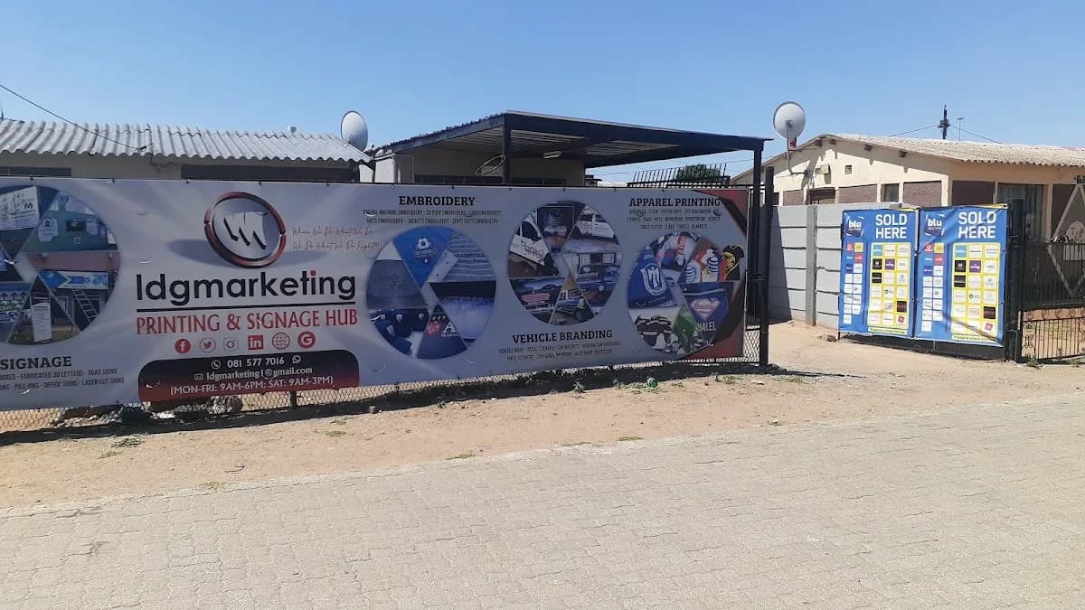 LDG MARKETING Printing and Signage Hub in Riebeeckstad
