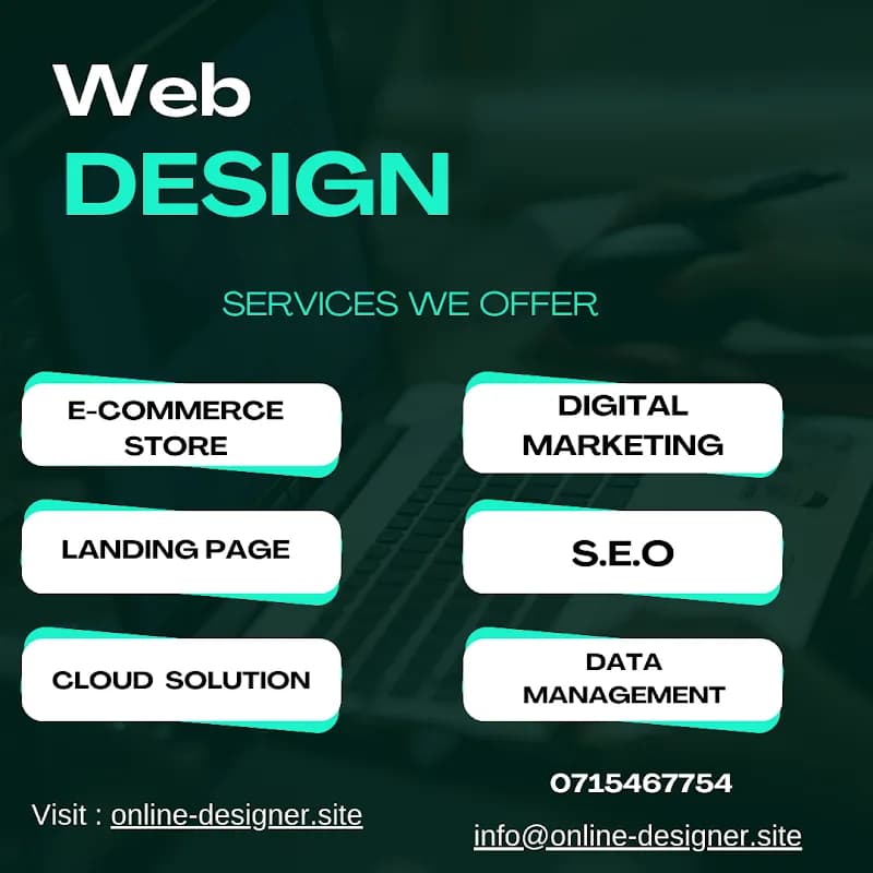 Online web designer in Wierda Park