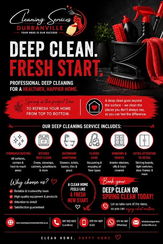 Cleaning Services Durbanville in Bellville