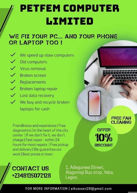 Petfem Computer Limited in Ebute Metta
