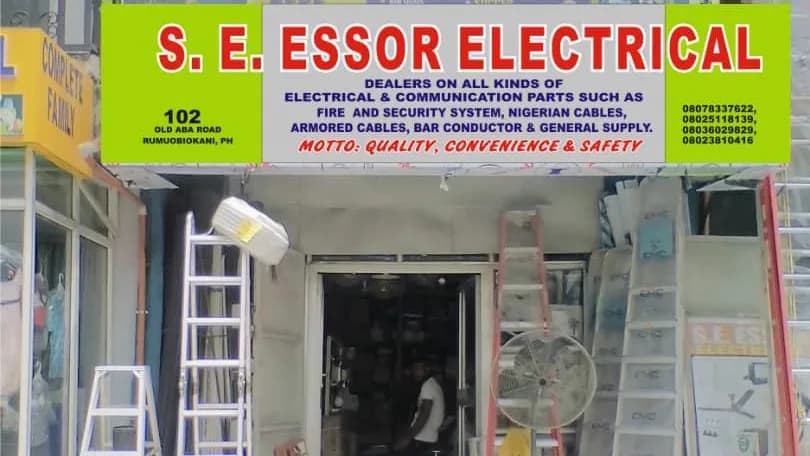 S.E. Essor Electrical in Okporo Road