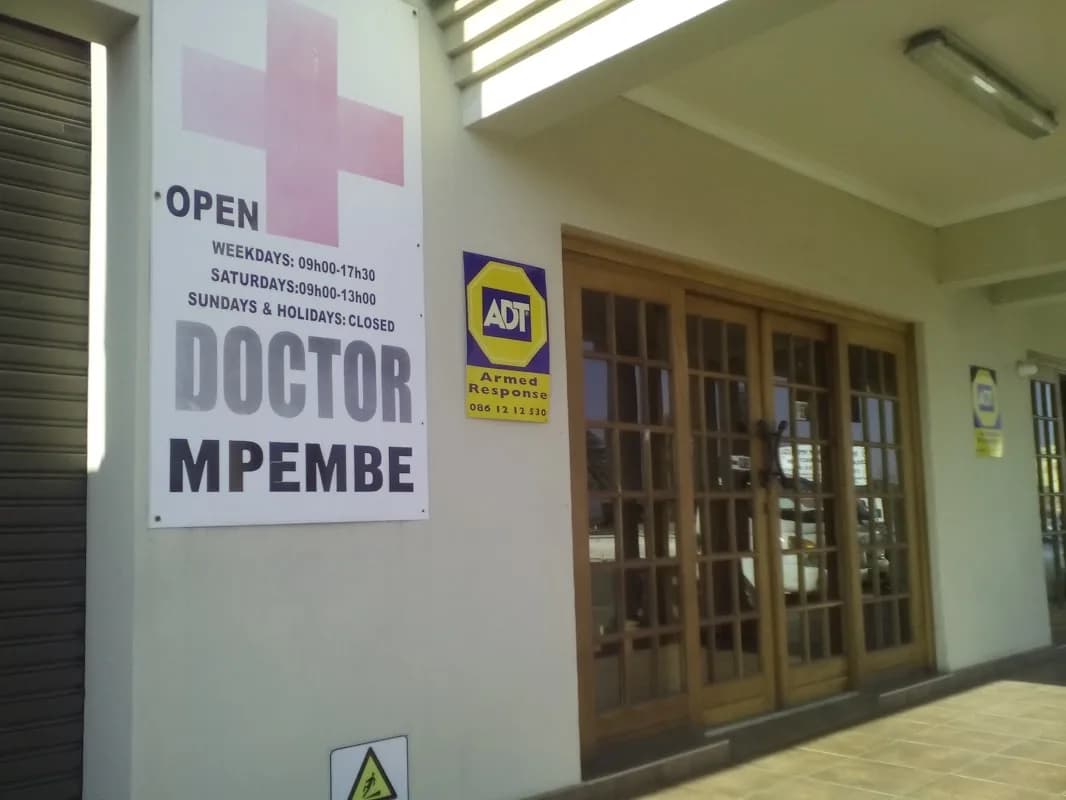 Dr Mpembe in eMalahleni CBD