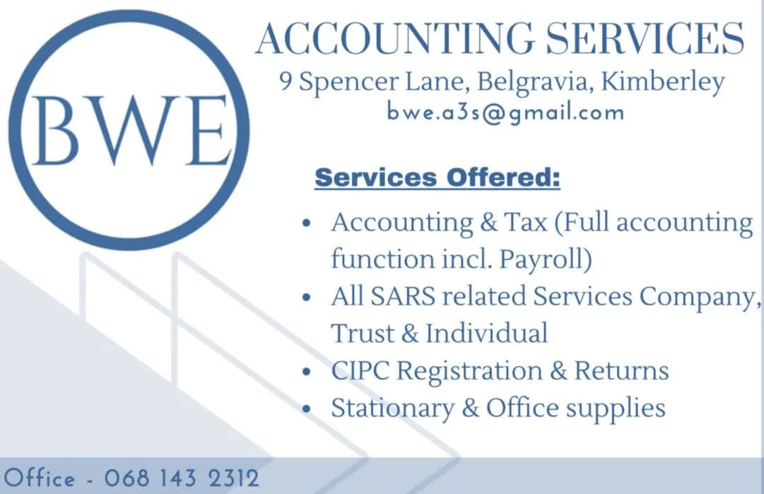 Bookkeeping With Ease in Galeshewe
