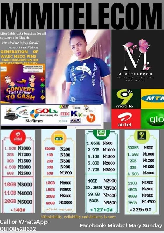 Mimitelecom service and enterprise in Apapa