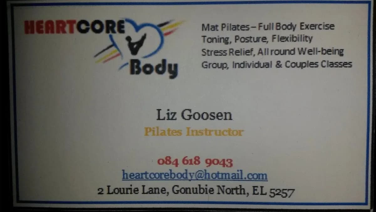 HeartcoreBody Pilates and Fitness in Gonubie